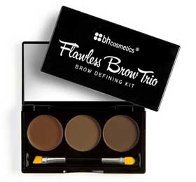 BH Cosmetics Flawless Brow Trio in Light Review Swatch