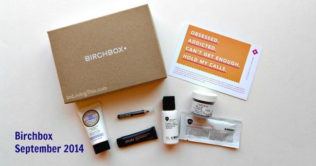 Birchbox October 2014 