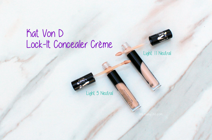 Kat Von D Lock-It Concealer Creme Review