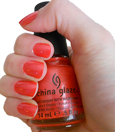 china glaze coral star swatch