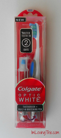 Colgate Optic White Toothbrush + Whitening Pen