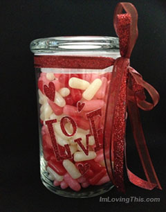 Valentine's Day Gift Candy Jar