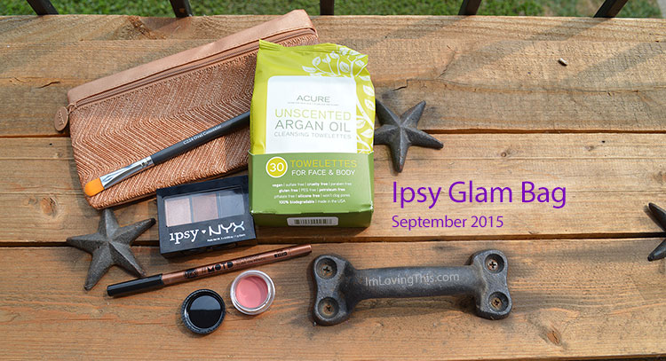 Ipsy Glam Bag Opening Review September 2015