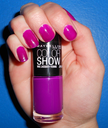 Maybelline Color Show Fuchsia Fever Swatch