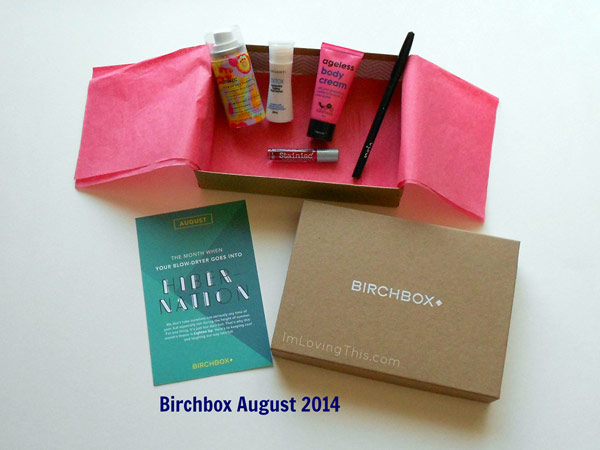Birchbox August 2014 Unboxing