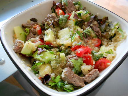 Quinoa Steak Salad Recipe