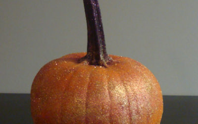 Glitter Pumpkin Decorations How To