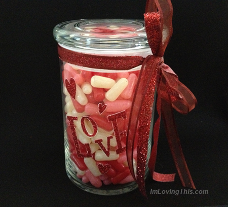 Handmade Valentine’s Day Gift Idea – Candy Jar